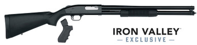 Mossberg 500 Persuader 12 Gauge 20 Inch 8 Rounds Parkerized Pistol Grip