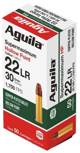 Aguila Special Supermaximum 22 Long Rifle Hollow Point 30 Grain 50 Rounds