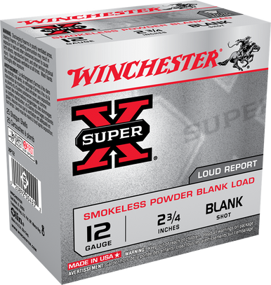 Winchester Super-X Smokeless Load 12 ga. 2.75 in. Blanks 25 rd.