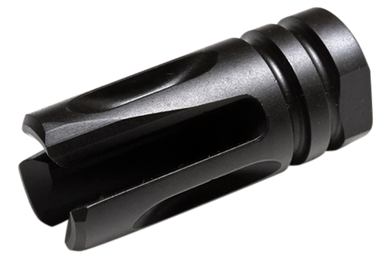 Wilson Combat TRATHG68 Accu-Tac Flash Hider Black Matte Melonite Steel with 5/8"-24 tpi Threads, 1.99" OAL &  .865" Diameter for 30 Cal AR-Platform