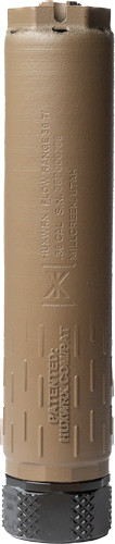 HUXWRX Flow Range 36 Ti Suppressor 9mm Luger C-Series Cerakote Flat Dark Earth