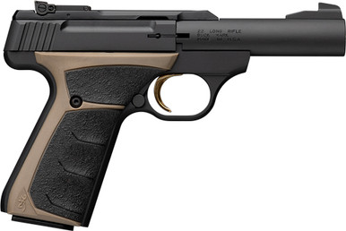 Browning Buck Mark Micro Bull 22 Long Rifle 4" 10+1 Matte Blued Overmolded Grip