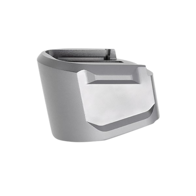 Tyrant CNC TDECHEMAGEX17GREY  Magazine Extension 9mm Fits Springfield Echelon 5rd Grey Aluminum