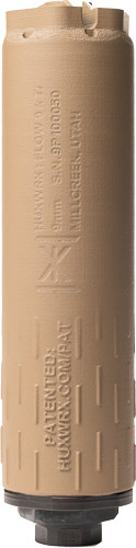 HUXWRX Flow 9K Ti Suppressor 9mm Luger Flat Dark Earth