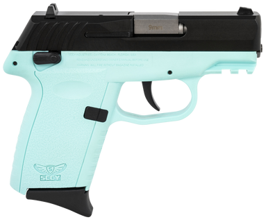 SCCY CPX-1 Gen 3 Sub-Compact Pistol - Black / SCCY Blue | 9mm | 3.1" Barrel | 10rd | Ambidextrous Safety