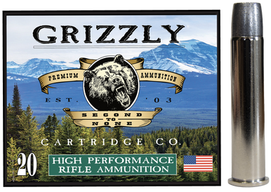Grizzly Ammo GC45/70+P5   45-70Gov+P 405gr Wide Long Nose Gas Check 20 Per Box/10 Case