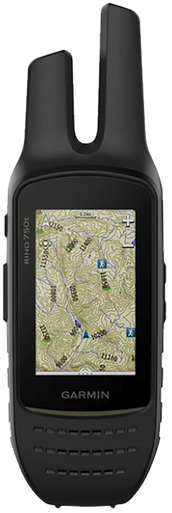 Garmin 0100195830 Rino 750t Communication/SOS/Maps 4.50GB Memory Black 3" Transflective Color TFT Display