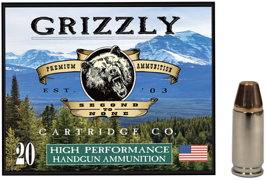 Grizzly Ammo GC9M+P1   9mm+P 124gr Full Metal Jacket Flat Point 20 Per Box/10 Case