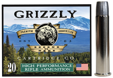 Grizzly Ammo GC45/70+P4   45-70Gov+P 405gr Bonded Flat Point 20 Per Box/10 Case