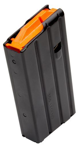 DuraMag 2035041178CPD SS  20rd 350 Legend for AR-15 Black w/ Orange Follower Detachable