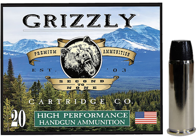 Grizzly Ammo GC44M9   44Mag 260gr Wide Flat Nose Gas Check 20 Per Box/10 Case