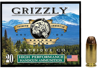 Grizzly Ammo GC4SW1   40S&W 200gr Jacketed Hollow Point 20 Per Box/10 Case