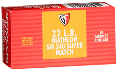Fiocchi 22SM340 Exacta Super Match 22LR 40gr Round Nose 50 Rounds