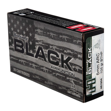 Hornady Black Rifle Ammo 6mm ARC 105 gr. BTHP 20 rd.