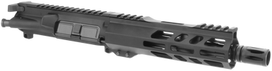 TacFire BU-556-7 Pistol Upper Assembly  5.56x45mm NATO Caliber with 7" Black Nitride Barrel, Black Anodized 7075-T6 Aluminum Receiver & M-LOK Handguard for AR-Platform Includes Bolt Carrier Group