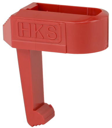 HKS 22R Speed Mag Loader Made of Plastic with Red Finish for 22 LR Ruger Mark I, Mark II