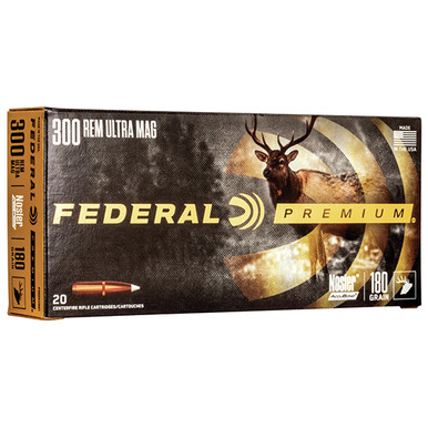 Federal Vital-Shok 300 RUM Nosler AccuBond 180 Grain 20 Rounds