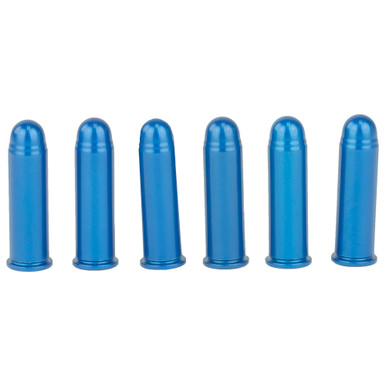 A-Zoom Aluminum Snap Caps .38 SPEC Blue 12/pk