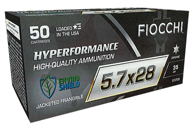 Fiocchi Hyperformance Defense Pistol Ammo 5.7x28mm 35 gr. JF 50 rd.