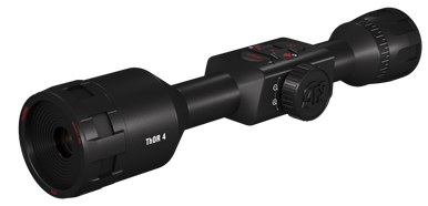ATN TIWST4387A Thor 4 384 Thermal Rifle Scope Black Anodized 7-28x Multi Reticle 384x288 Resolution Features Rangefinder