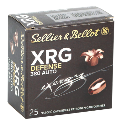 Sellier & Bellot SB380XA 380 ACP Jacketed Hollow Point 77 Grain 25 Rounds