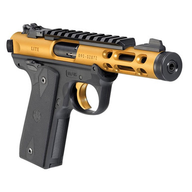 Ruger Mark IV 22/45, 22 LR, 4.4in. Barrel, 10rd - Gold (43926)