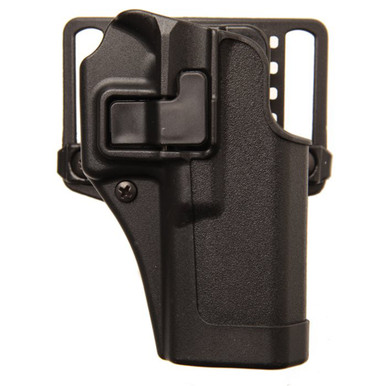 Blackhawk 410542BKR Serpa CQC  OWB Size 42 Matte Black Polymer Belt Loop/Paddle Fits 1911 Commander Right Hand