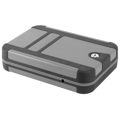 SnapSafe 75212 TrekLite Lock Box XL Key Entry Gray Polycarbonate Holds 1 Handgun