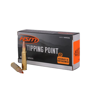 HSM Tipping Point 2 Rifle Ammo 308 Win. 165 gr. SST 20 rd.