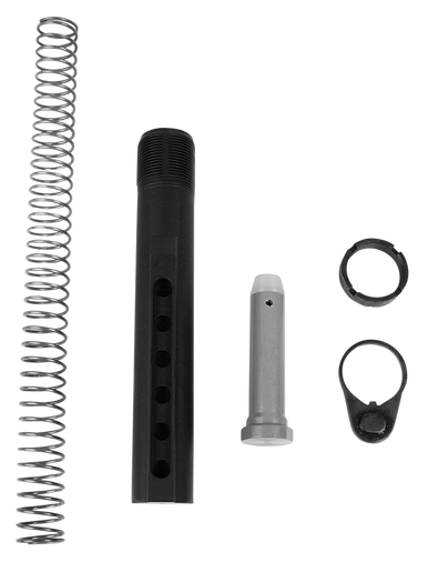 LBE Unlimited MILBUFKT Mil-Spec Buffer Tube Kit  6 Position AR-15 Black