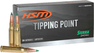 HSM Tipping Point Rifle Ammunition 243 Win. Sierra Gamechanger 90 gr. 20 rd.