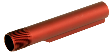 LBE Unlimited MBUF002RED Mil-Spec Buffer Tube  6 Position AR-15 Red