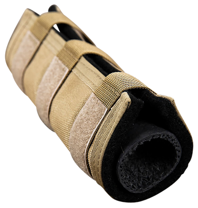 SilencerCo AC1985 High Temp Suppressor Cover 6" FDE Nylon
