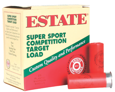 Estate Super Sport Competition Target Load 12 ga. 2.75 in. 2 3/4 Dr. 1 oz. 8 Shot 25 rd.