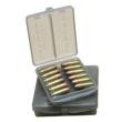 MTM Case-Gard W18-44-41 Ammo Wallet  Handgun 44 Mag 18rd Clear Smoke Polymer