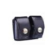 HKS 203PLBN SpeedLoader Case  Double Black Large Hytrel Belt Loop Fits S&W/Ruger/Colt/Taurus/Dan Wesson Belts 2.25" Wide