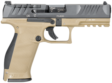 Walther PDP Full Size Optic Ready Pistol 9mm 4.5 in. Two-Tone Tan 18 rd.