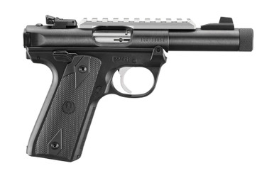 Ruger Mark IV 22/45 Handgun .22 LR 10rd Magazines(2) 4.40'' Threaded Barrel  Picatinny Rail.