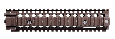 Daniel Defense 0100408020011 MK18 RIS II Handguard 9.55" 2-Piece, Free-Floating Style Made of 6061-T6 Aluminum with Flat Dark Earth Anodized Finish & Picatinny Rail for AR-15