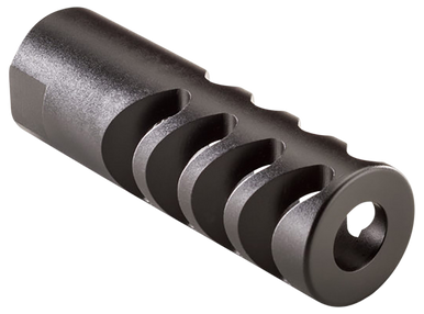 Alexander Arms MBMMB64KIT Millennium Muzzle Brake Kit Black Steel with 49/64-20 RH tpi Threads 4" OAL 3.50" Diameter for 50 Beowulf