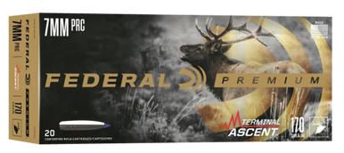Federal P7PRCTA3 Premium Terminal Ascent 7mmPRC 170gr 20 Rounds