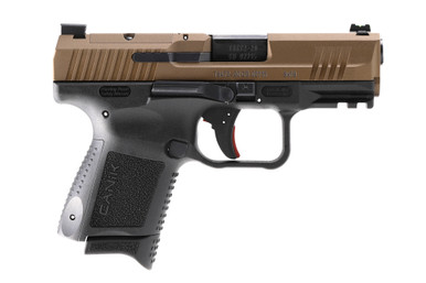 Canik TP9 Elite SC, 9mm Luger, 3.6in. Barrel, 15rd, Bronze Slide - Black (HG5610B-N)