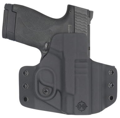 C&G Holsters 0524100 Covert  OWB Black Kydex Belt Loop Fits M&P Shield 9/40 3.1"