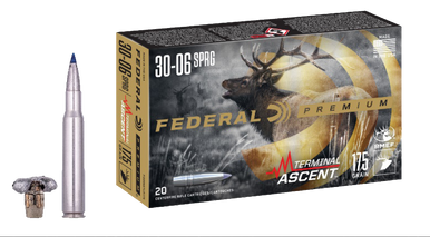 Federal Premium Rifle Ammo 30-06 Sprg. 175 gr. Terminal Ascent 20 rd.