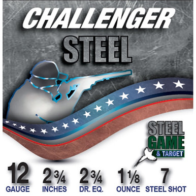 12 GAUGE 2-3/4'' 1-1/8OZ #7 STEEL SHOT 250/CASE