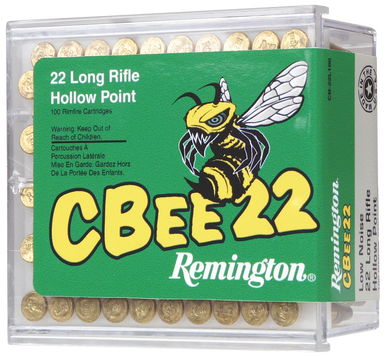 Remington CBee22 22 Long Rifle Hollow Point 33 Grain 100 Rounds