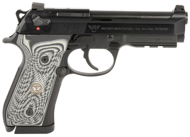 Wilson Combat 92G Centurion 9mm Luger 4.3" 17/20 Rounds Gray/Black G10 Grips