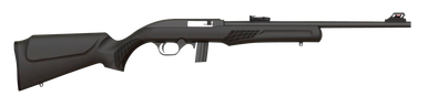 Rossi Semi-Auto Rimfire Rifle - Black | .22 LR | 18" Threaded Barrel | 10rd | Polymer Stock