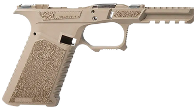 Sct Manufacturing 0225010100IA Full Size  Compatible w/ Gen3 17/22/31 Flat Dark Earth Polymer Frame Aggressive Texture Grip Includes Locking Block