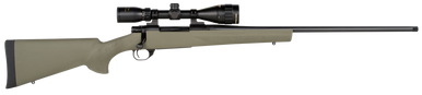 Howa HGP27MMG M1500 Gamepro Gen2 7mm Rem Mag 3+1 24" Threaded Barrel, Blued Metal Finish, Green Fixed Hogue Pillar-Bedded Overmolded Stock, Includes GamePro 4-12x40mm Scope